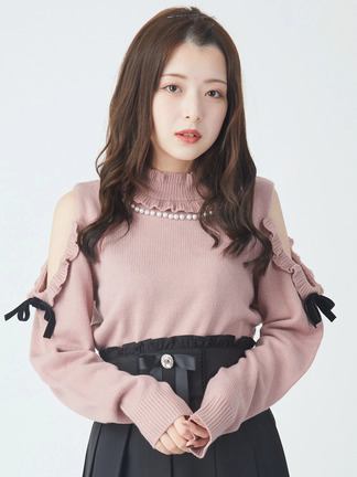 肩あきTOPS - Ank Rouge(アンクルージュ)のニット｜ファッション通販