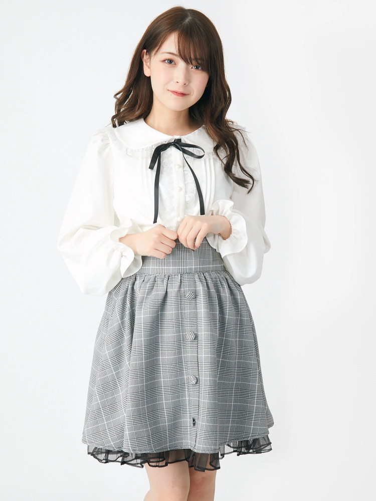 裾フリルギャザーSK - Ank Rouge(アンクルージュ)のスカート 