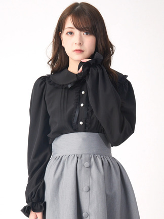 AnkRaugeのフリル付きブラウスとスカートのセットアップ スウィート