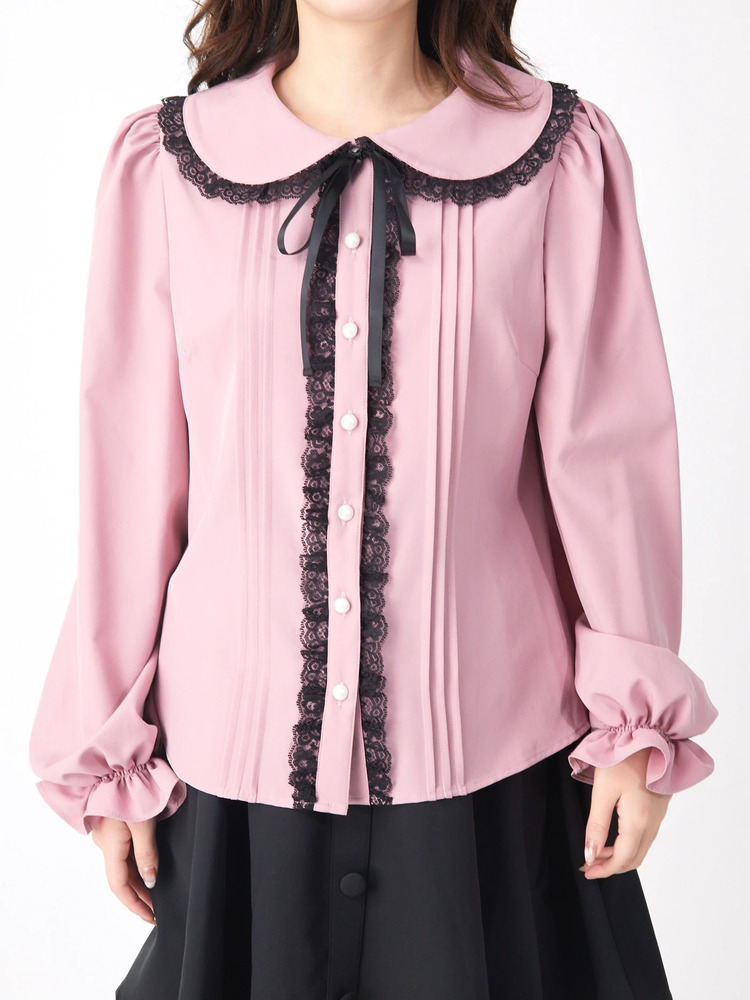 Ank Rouge - Ank Rouge☆最新☆新品☆完売☆フリルブラウス☆ピンク☆ フリルブラウス - Ank Rouge(アンクルージュ)のシャツ・ブラウス