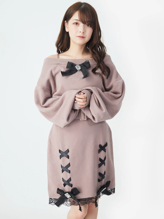 オフショルスピンドルカットOP - Ank Rouge(アンクルージュ)の