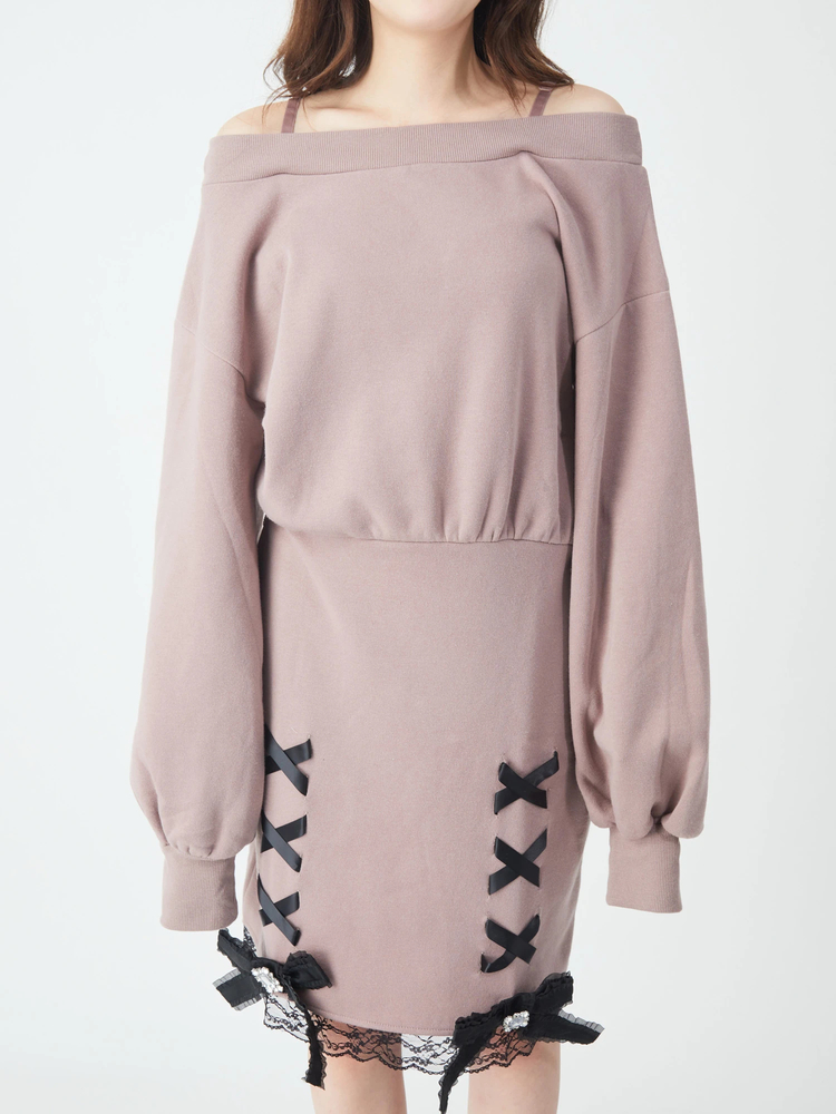 オフショルスピンドルカットOP - Ank Rouge(アンクルージュ)の