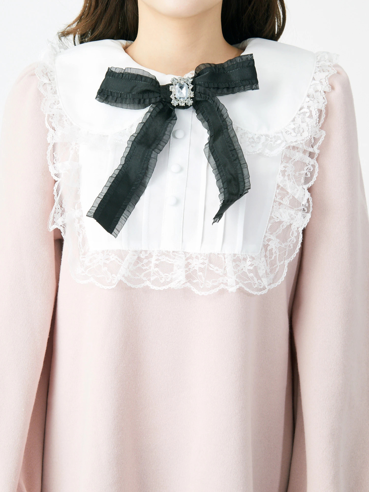 フリルリボンカットワンピース - Ank Rouge(アンクルージュ)の