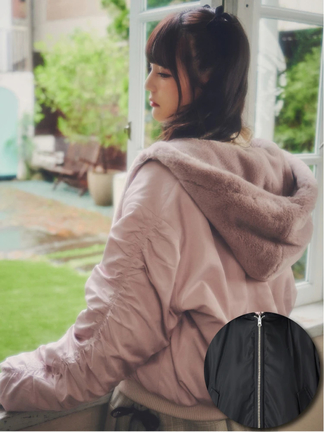 リバーシブルブルゾン - Ank Rouge(アンクルージュ)のブルゾン