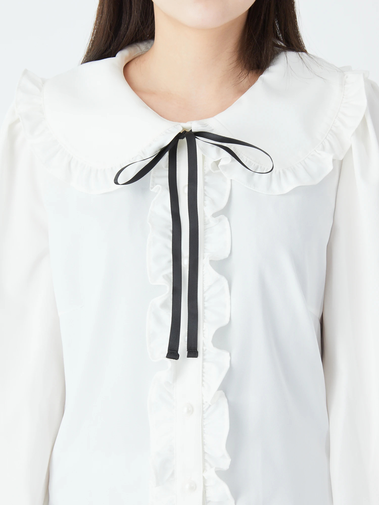 フリルブラウス - Ank Rouge(アンクルージュ)のシャツ・ブラウス