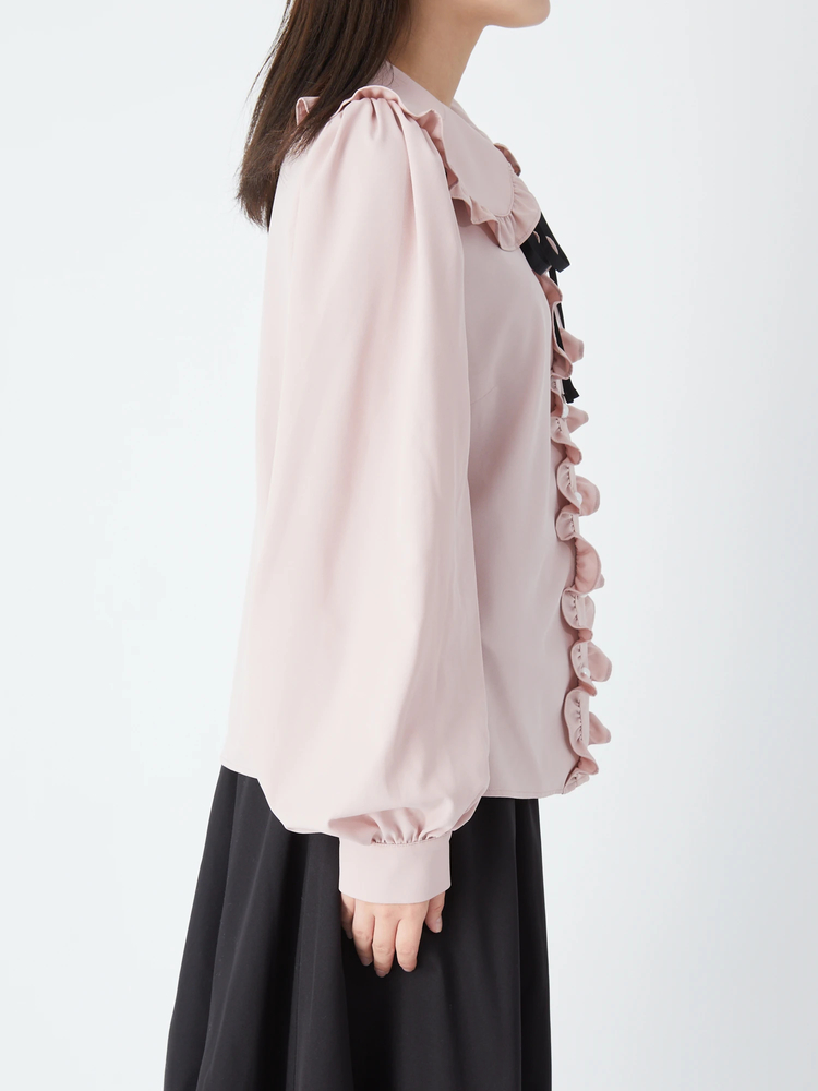 フリルブラウス - Ank Rouge(アンクルージュ)のシャツ・ブラウス