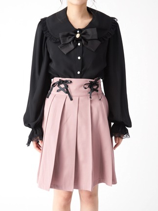 サス付きプリーツスカート - Ank Rouge(アンクルージュ)のスカート