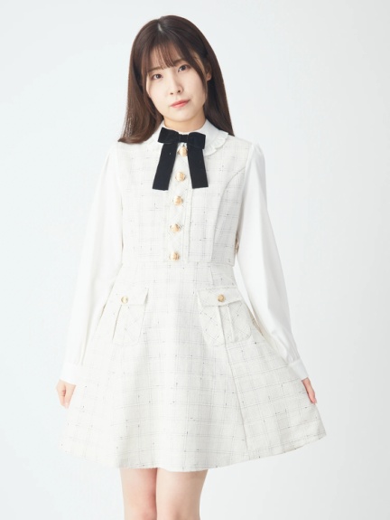 ツイードフレアワンピース Ank Rouge アンクルージュ のワンピース ファッション通販 Ailand アイランド