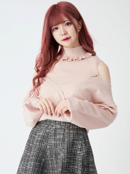 フリルタートルレイヤードニット Ank Rouge アンクルージュ のニット ファッション通販 Ailand アイランド