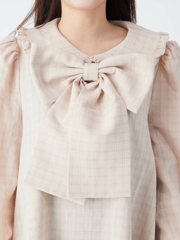 Aラインギャザーワンピース - Ank Rouge(アンクルージュ)のワンピース