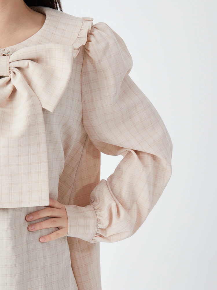 Aラインギャザーワンピース - Ank Rouge(アンクルージュ)のワンピース