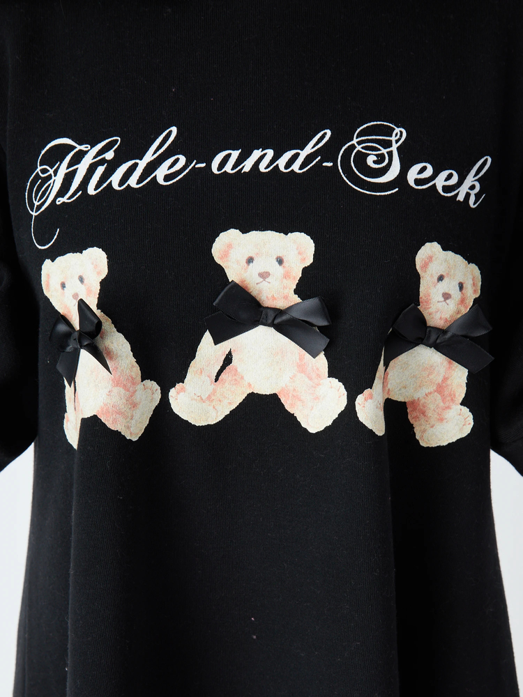 くまちゃんパーカーOP - Ank Rouge(アンクルージュ)のワンピース