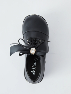 厚底リボンシューズ