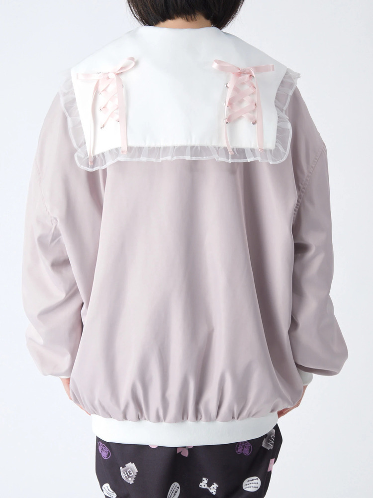 くまちゃんセーラーブルゾン - Ank Rouge(アンクルージュ)のブルゾン