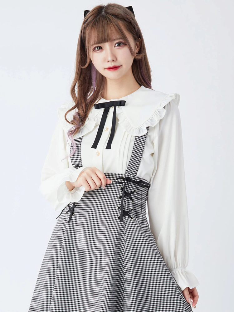 Classic Frillフード付ブラウス セール】 マイクロスパン フード付きブラウス （シャツ