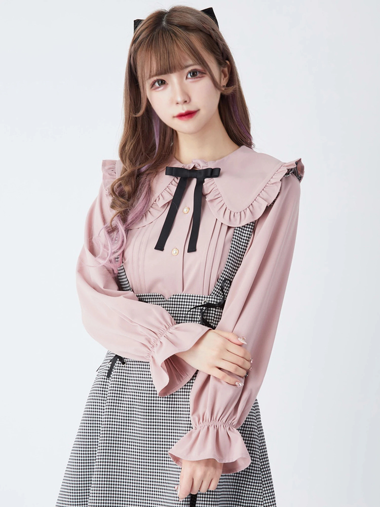 フリルカラークラシックブラウス - Ank Rouge(アンクルージュ)のシャツ