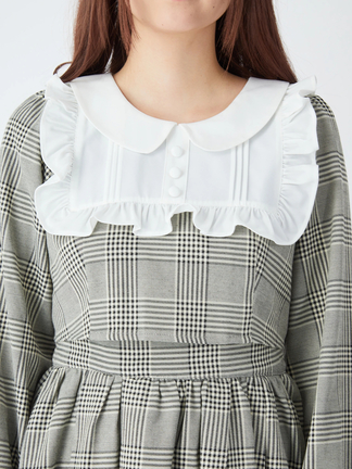 ＆ellery アンドエルシー 即完売　チェック柄フリルワンピース 新品 2025年最新】アンドエルシー ワンピースの人気アイテム - メルカリ
