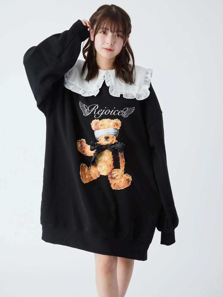 目隠しベアプルオーバー - Ank Rouge(アンクルージュ)のTシャツ