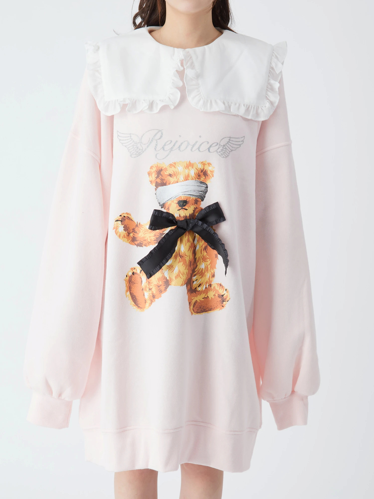 目隠しベアプルオーバー - Ank Rouge(アンクルージュ)のTシャツ