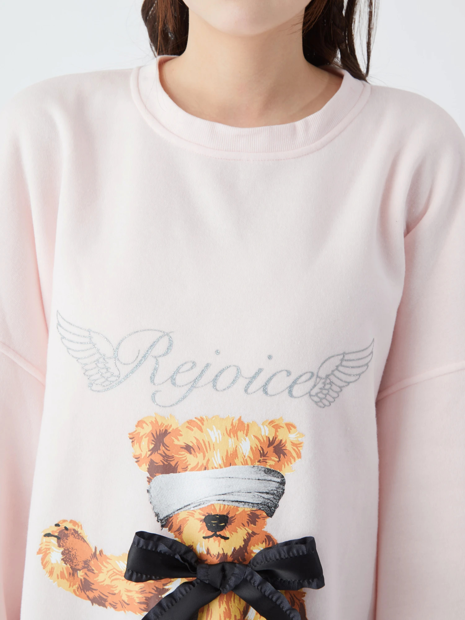 目隠しベアプルオーバー - Ank Rouge(アンクルージュ)のTシャツ 目隠しベアプルオーバー - Ank Rouge(アンクルージュ)のTシャツ