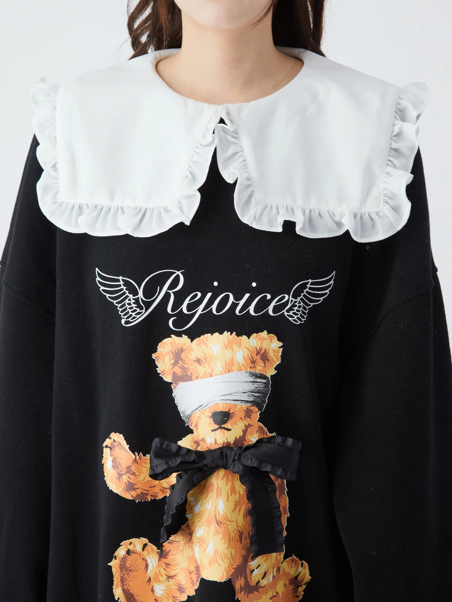 目隠しベアプルオーバー - Ank Rouge(アンクルージュ)のTシャツ 目隠しベアプルオーバー - Ank Rouge(アンクルージュ)のTシャツ