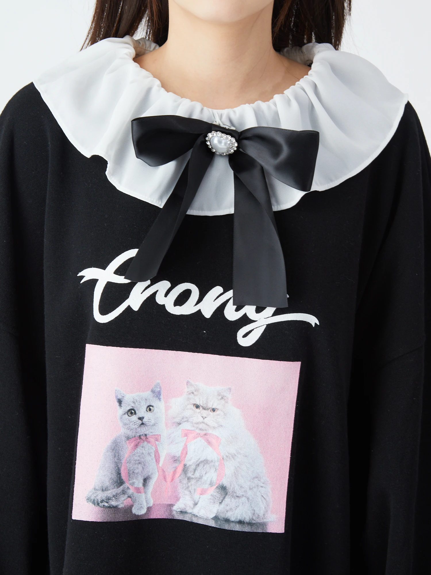 ネコちゃんプルオーバー - Ank Rouge(アンクルージュ)のTシャツ