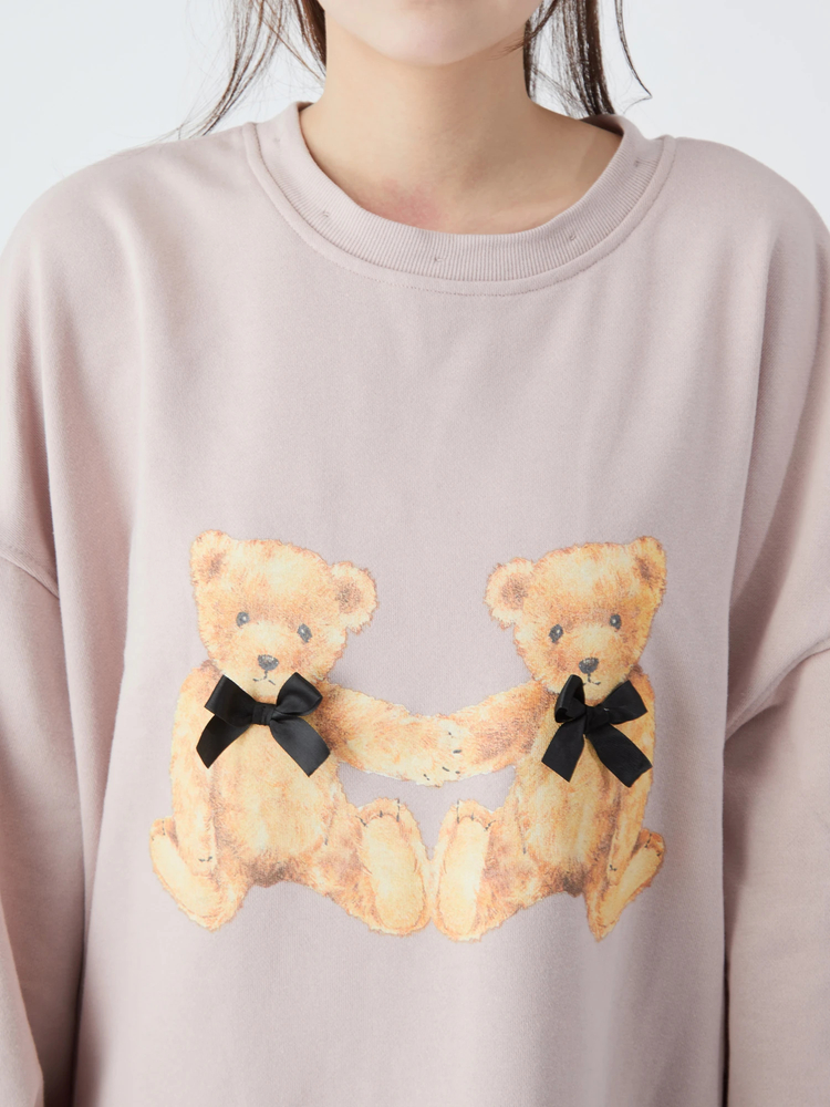 手つなぎくまちゃんプルオーバー - Ank Rouge(アンクルージュ)のT