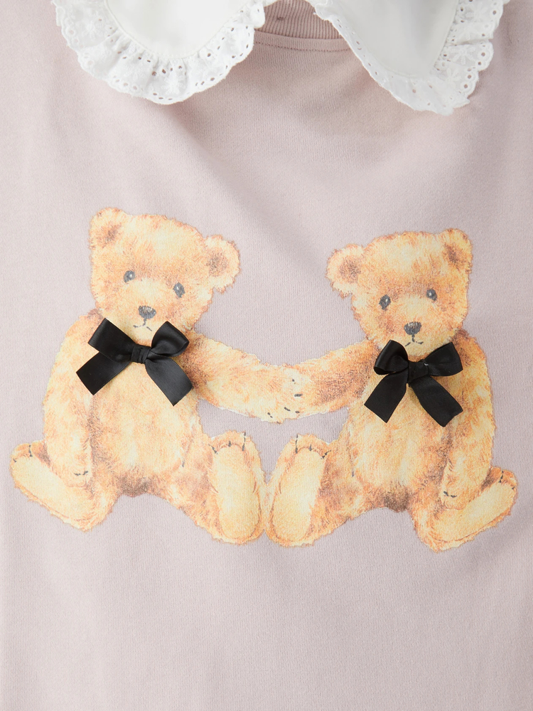 手つなぎくまちゃんプルオーバー - Ank Rouge(アンクルージュ)のT