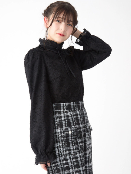 レースTOPS(アイボリー)