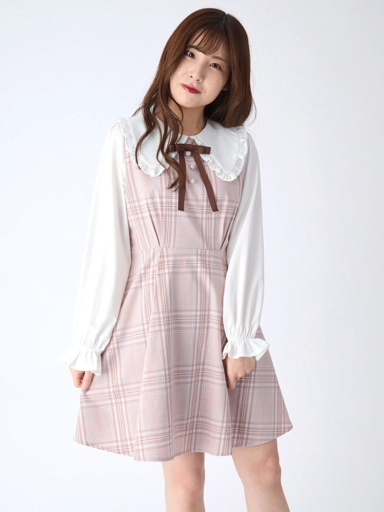 Ank Rouge ピンク フリル スカート 03_008-750.jpg