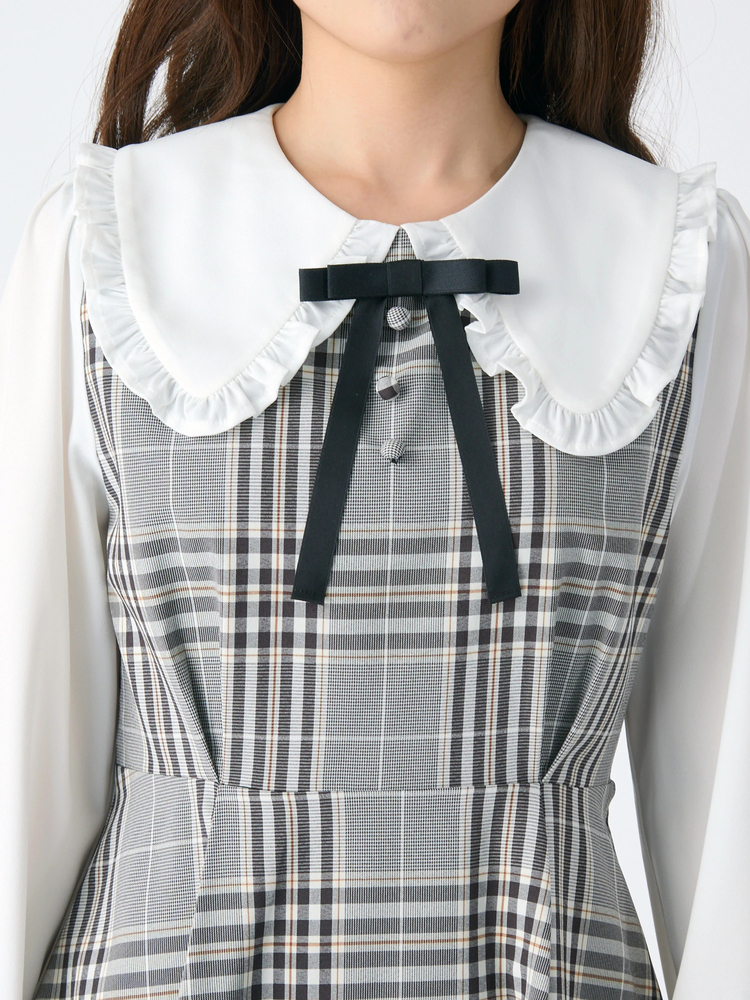 ＆ellery アンドエルシー 即完売　チェック柄フリルワンピース 新品 チェック柄フリル／ワンピース｜INGNI(イング) 公式通販｜INGNI