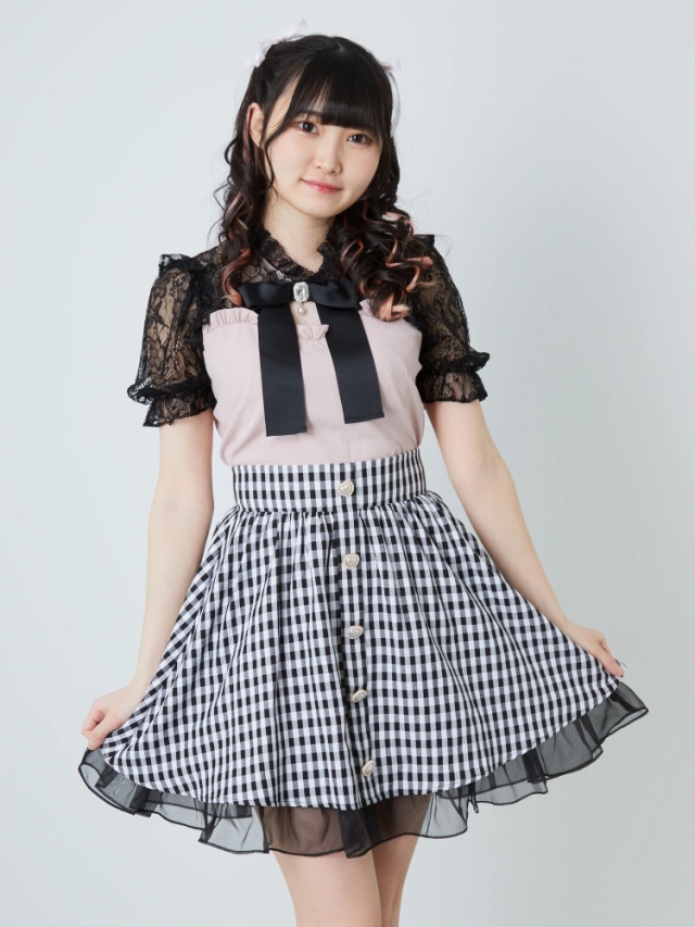 akiki ギンガムチェック スカート 38 