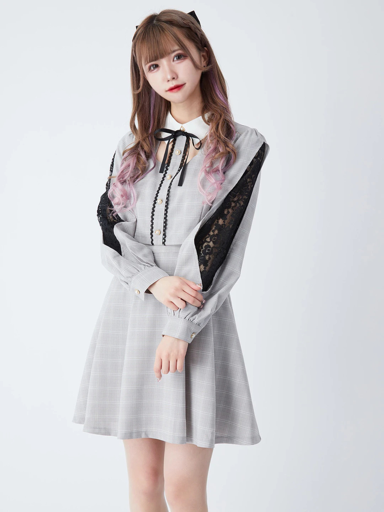 Ank Rouge 黄色 アイボリー ワンピース Ank Rouge 黄色 アイボリー ワンピース レースロングクラシック