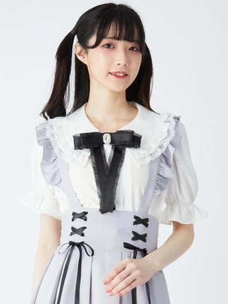 こじはる着用♡新品♡リランドチュール♡レースブラウストリプルアンサンブル レースフリルカラーブラウス - Ank Rouge(アンクルージュ)のシャツ