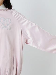 パールハート刺繍スカジャン