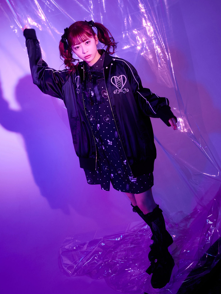 やみかわいいプリントBigシャツ - Ank Rouge(アンクルージュ)のシャツ