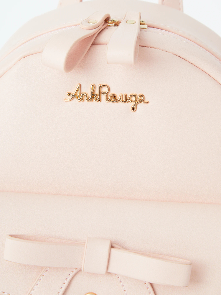 【9/27まであーちゃん】アップルレザー ホワイトリュック くまちゃん付合皮リュック - Ank Rouge(アンクルージュ)の