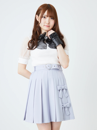 AIちゃんMARKANDLONA ホワイト プリーツスカート 03_009-750.jpg