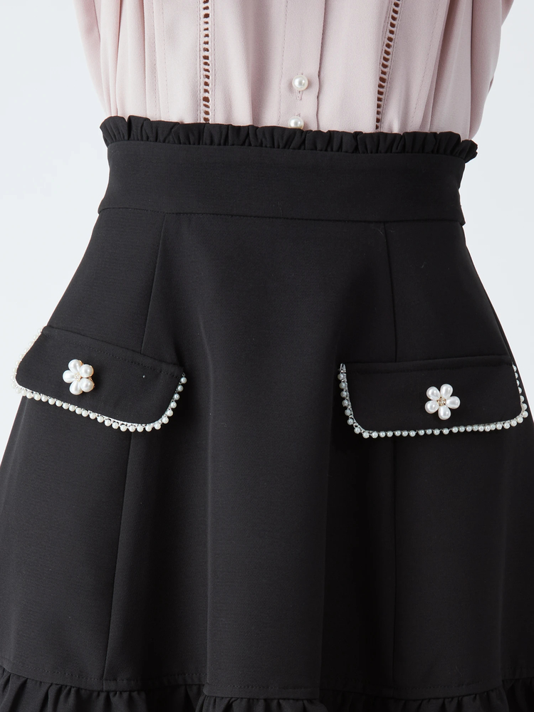 ALAIA Paris ウールフレアミニスカート 38 kigaeru_370004038025