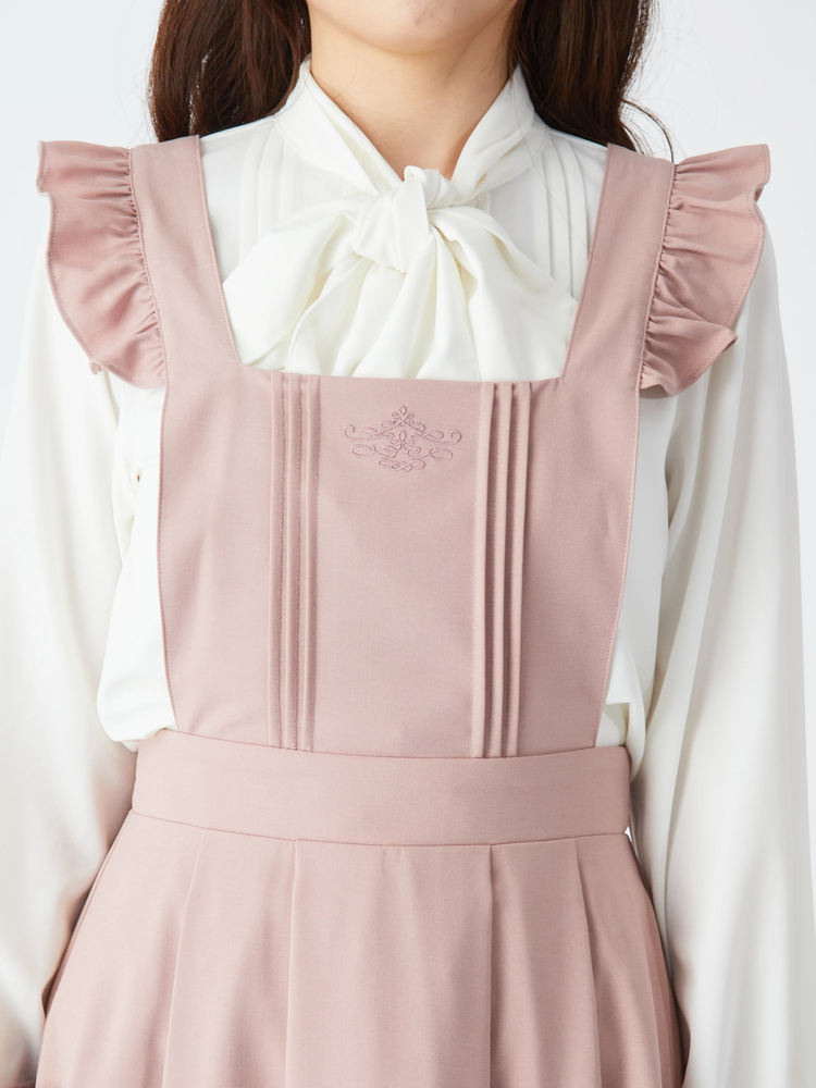 ☆新品未使用☆アンリアン　UNLIEN コーデュロイサロペット　ロング　エクリュ Lee別注 ワッペンデザインデニムサロペット[品番：MKSW0064024
