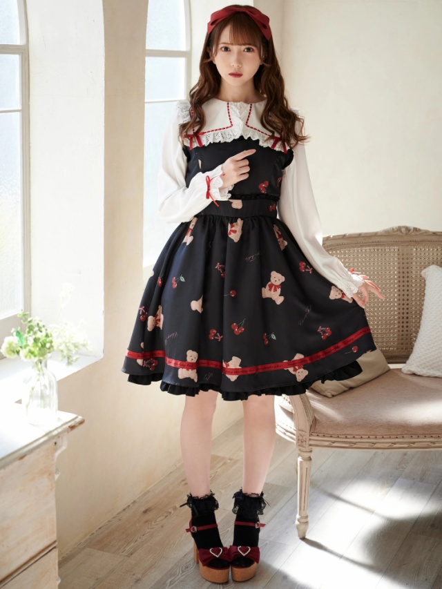 期間限定値下げ！AnkRouge チェリーベリー ワンピ ジャンスカ 