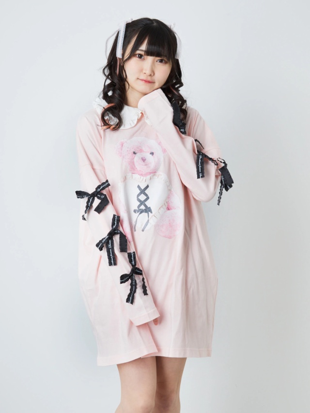 くまちゃんロンTe - Ank Rouge(アンクルージュ)のTシャツ・カットソー 