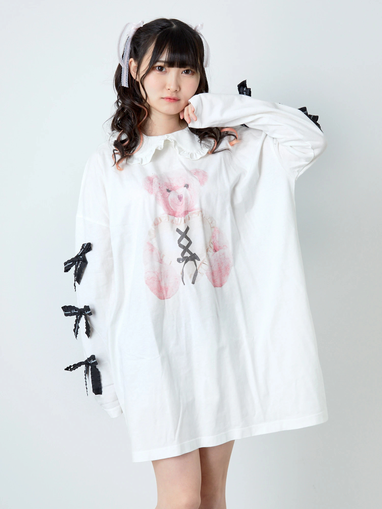 くまちゃんロンTe - Ank Rouge(アンクルージュ)のTシャツ・カットソー
