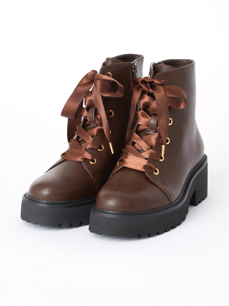 レースアップショートブーツ - Ank Rouge(アンクルージュ)のショート