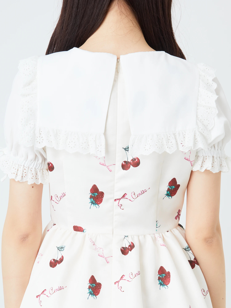 Ank Rouge アンクルージュ CherryBerryJSK CherryTeddy JSK - Ank Rouge(アンクルージュ)のワンピース