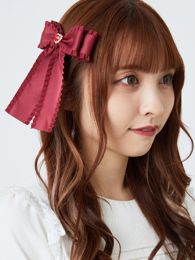Fancy Dot Colored Polka Dot Ribbon Clip Set by Angelic Pretty
