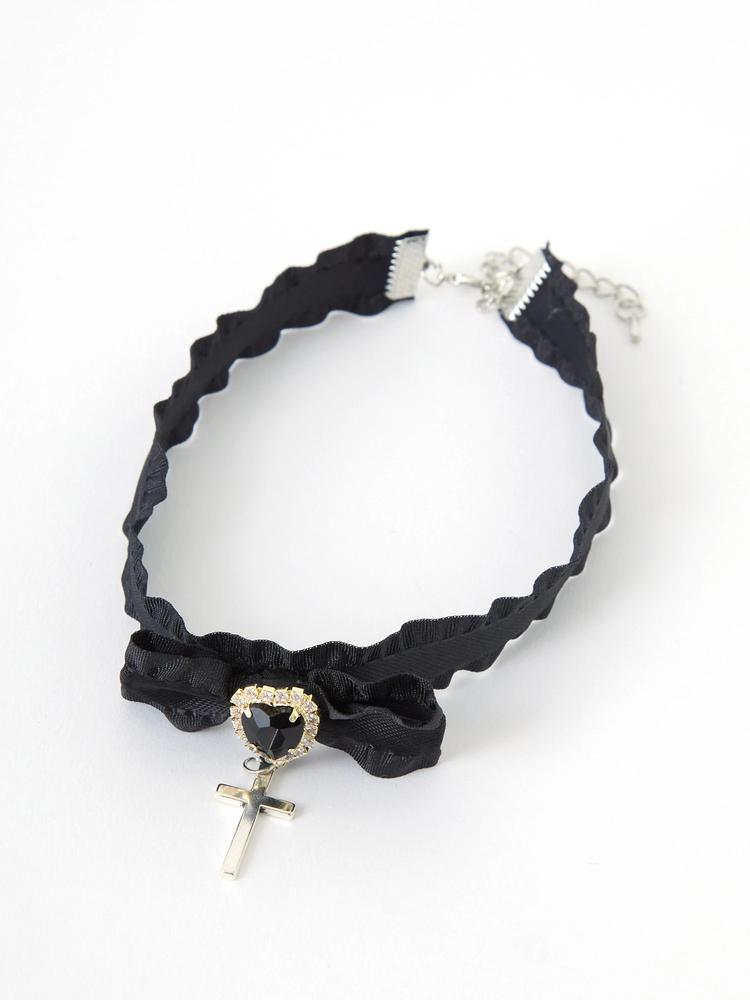 ハートクロスチョーカー - Ank Rouge(アンクルージュ)のネックレス