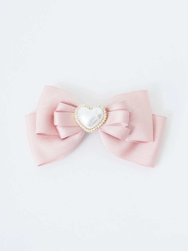 パールリボン（感謝）/4 ハートパールリボンクリップ - Ank Rouge(アンクルージュ)のヘッド