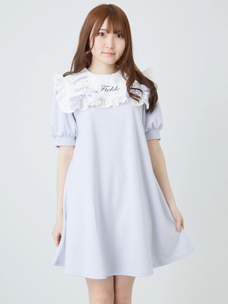 きらきらストーン×ビジュー付きリボンボンディングワンピース ご専用