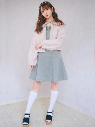 フリル衿コンパクトブルゾン - Ank Rouge(アンクルージュ)のブルゾン